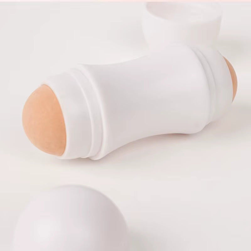 MatteGlow™ Volcanic Oil-Absorbing Roller – 2-Ball Reusable Face Tool for Shine-Free, Fresh Skin Anytime