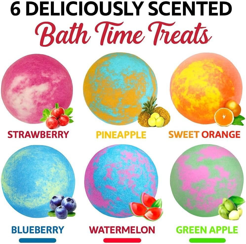 Bath Bombs for Kids with Surprise Inside, Unicorn Bath Bombs for Girls with Jewelry & Jewelry Box for Kids - Organic, Skin Moisturizing, Natural Bubble Bath, Easter Basket Essentials for Girls, Kids